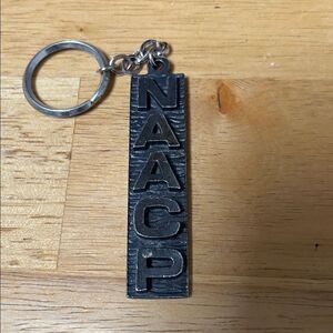 Vintage NAACP Keychain with Silver Ring